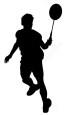 badminton-players-silhouette-22810930